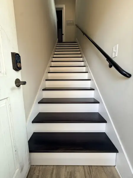 Hardwood Stair Installation in Pensacola — escambia county